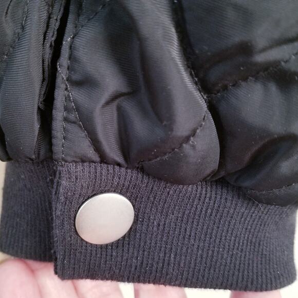 SANDY LIANG Women's Black Quilted Drawstring Waist Pull-On Jogger Pant Size M - Picture 5 of 9